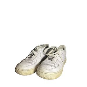 Nike Air Force 1 Low Top Sneakers Classic Style White Shoes Youth Size